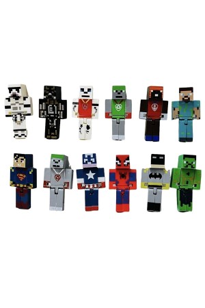 12 Stück Superhelden-Spielzeugfiguren 23 Stück Lego-Bauspielzeugfigur Spielzeug 8825852215 - 2