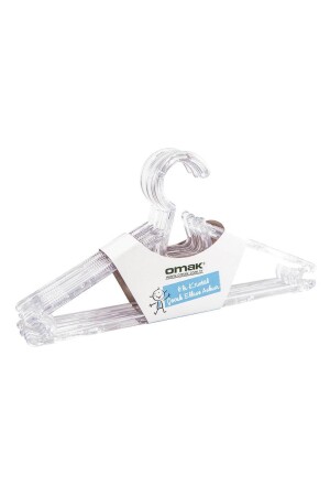 12-teiliger Kristall-Kinderkleiderbügel, Baby-Kleiderbügel, transparent - 1