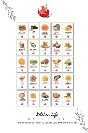 12-teiliges, beschriftetes Moly-Set mit rechteckigen Frischhaltedosen - 6