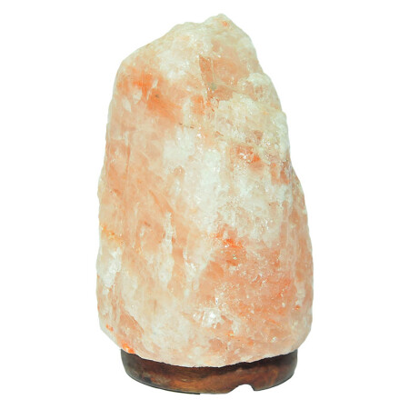 مصباح الملح الطبيعي من جبال الهيمالايا مع مصباح حرارة الوردي 1-2 كجم - Lokmanavm