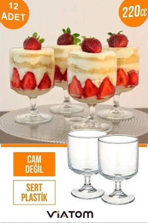 مينيز-ماجونوليا العرض الحلوى الزجاج 12 قطعة ميكا ماجونوليا الآيس كريم بوليد (لا زجاج) - Viatom