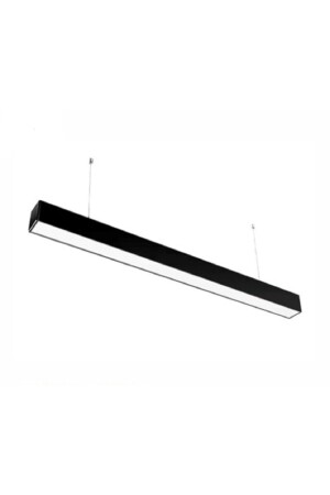 120 cm (38 W), Zwischenfarbe (4000 K), schwarzes Gehäuse, linearer LED-Beleuchtungs-Kronleuchter, linear120 cmaracolor - 1