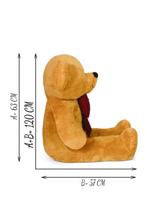 120 cm großer Teddybär mit Fliege (100 % lokal) 120 cm006 - 3