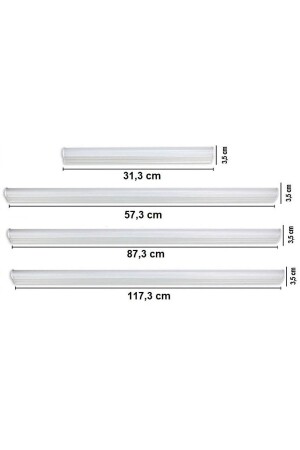120 cm Küchenarbeitsplatten-Beleuchtungsset – mit Schalter – anschließbar (1,5 m Steckerkabel) T5-120-F - 6