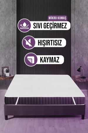 المياه من النظام المختلف من المياه لا تتصيب بالماء لا تجعل السرير متعرق المطبخ الحماية الميكرو 120x200 سم رباط أربع زوايا - Vavey