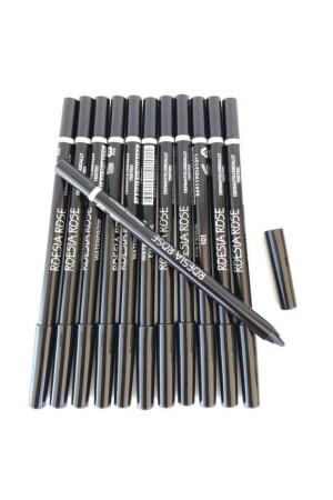 12er-Pack nicht verschmierender, fettiger Augenstift - Roesia Rose