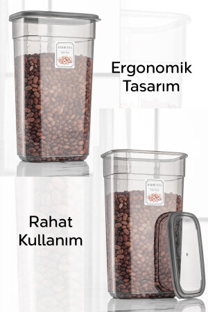 12'li Daisy Jumbo Boy Etiketli Dikdörtgen Saklama Kabı Seti Mikrodalga Ve Difriz Uyumlu 12x3200 ml MCH-819 - 5