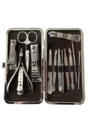 مجموعة من أدوات المنيكور 13 قطعة أظافر الرعاية اليدين القدم المظافر المزق المهنية مجموعة كاملة 4545 - Toptanal