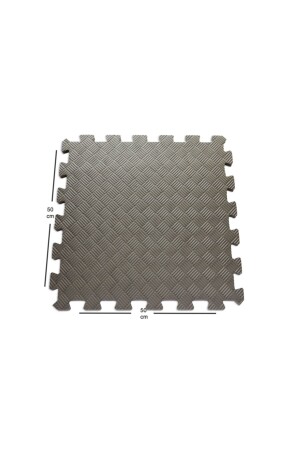 13 mm Dicke, 50 cm x 50 cm, Eva-Sportmatte, graues Tatami - 2