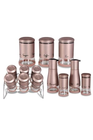 13 Parça Rosegold Cam Baharat Seti G1881 Fma05168 10003799 - 4