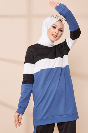 13008-INDIGO Tunik+Pantolon - 2