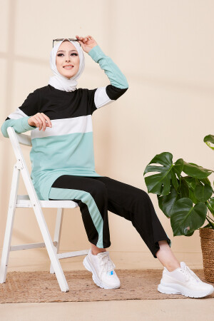 13008-MINT Tunik Pantolon - 1