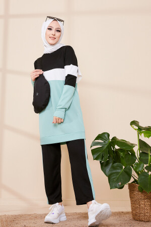 13008-MINT Tunik Pantolon - 2