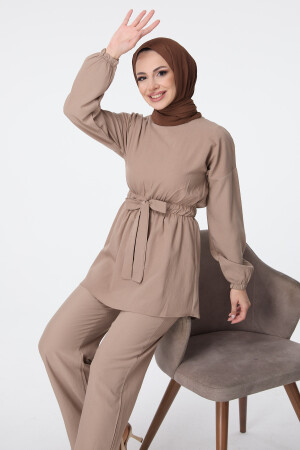 13058-BEIGE Tunika-Hose - 1