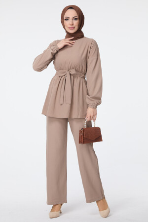 13058-BEIGE Tunika-Hose - 2