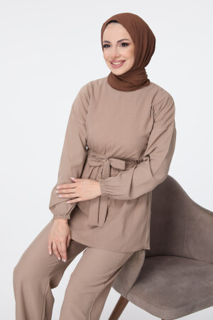 13058-BEIGE Tunika-Hose - 5