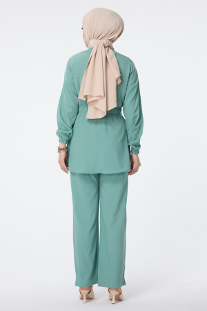 13058-MINT Tunik Pantolon - 5