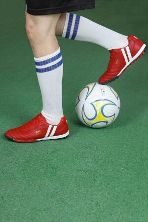 13258 Rote Kunstrasen-Fußballschuhe - 1