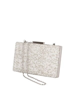 محفظة من النساء المرتبة بالصندوق المطرقة كتف ويد حقيبة مساء في وقت متأخر من حفلات الزفاف العروسية الحفلة الراقصة الحقيبة الرسمية - Lamizon