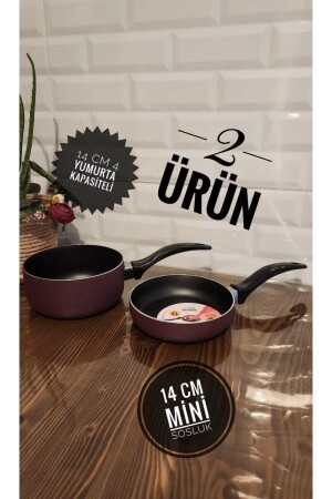 14 Cm Mini Sosluk-sütlük Ve Yumurta Pişirme Tavası; sosluksütlüktava - 1