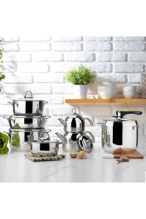 (منتز لينارد) الصلب المعدني (منتج 14 قطعة) -inox 1S4228-13002-INX01 - Schafer