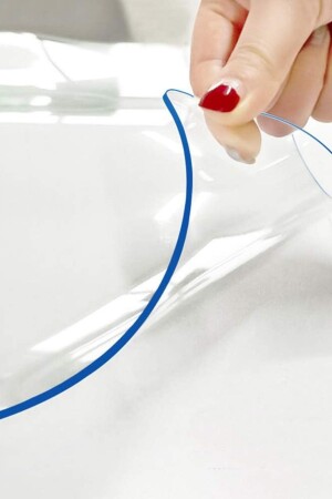 1.4 Mm Net Kalınlık Şeffaf Kalın PVC Masa Koruyucu Mika Masa Örtüsü - Barış Home Collection