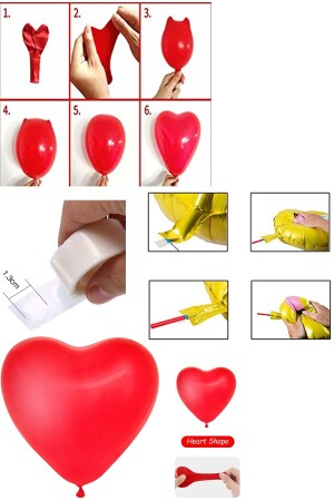 14 Şubat Sevgililer Günü Romantik Oda Mekan Süsleme Özel Gün Yıldönümü Gül Kalp Balon Mum Süpriz Set - 4
