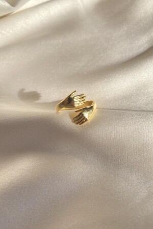 حلقة من الذهب الوردة المعدلة لـ 14K - Lotus Gümüş