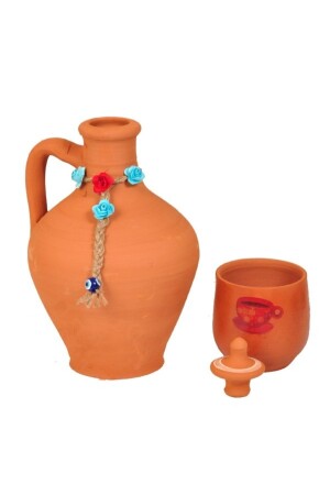 اختبار التربة من منطقة المنطقة (منز) 1.5 لتر (1 طنيه - 1 كوب مع نمط عليه هو هدية) 087 - SAMESA HEDİYELİK