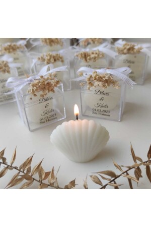 شمعة هدية من النبتة النباتية النباتية، زفاف، وعود العقدة المفروضة 15 قطعة، 15 قطعة النبتة النباتية النباتية النباتية - Ceyseet