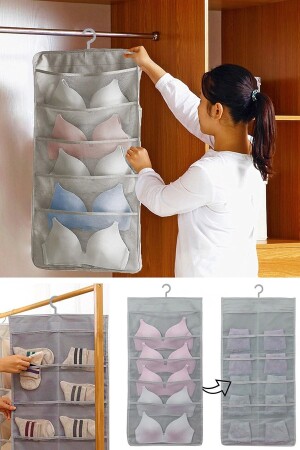 15 Cepli Dolap Içi Iki Taraflı Iç Çamaşırı Organizeri - Serstil