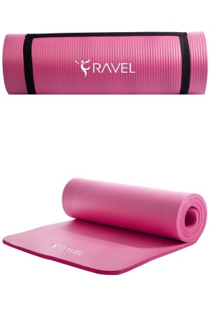 15 mm Deluxe-Schaum-Pilatesmatte, Yogamatte mit Tragegurt - 1