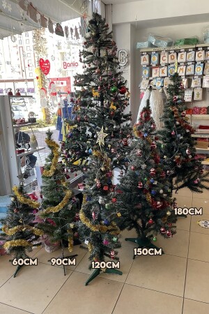 15-teiliges Weihnachtsbaum-Dekorationsset, 3 m, beleuchtet, Christbaumschmuck mit Schneespray yilbasisusleri21 - 5