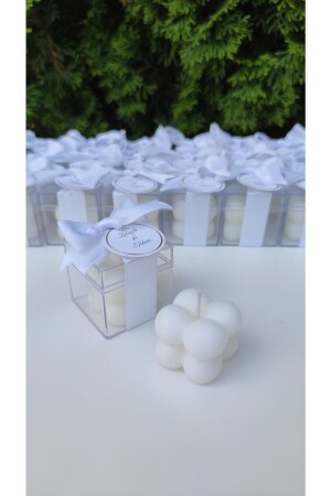 مُنزل هدية شمعة، حلوى زفاف، ولادة، طهارة، عقد الزفاف وعد مفلات عيد ميلاد 15 قطعة TYC00558739081 - Hediyelik Mumlar Design By Ece