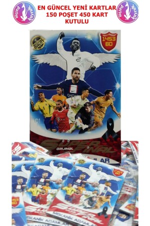 الموسم الجديد من الموسم المينيجي الرجال مارس سلسلة السوداء ربطة كرة القدم بطاقات 150 حقائب 450 قطع Mekan450 - süper final