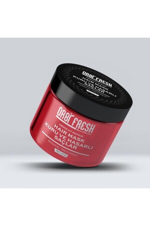 مادة منازلة من النفط المريخة، مكافحة تساقط الشعر، قناع الشعر المضيء للشعر الجاف والضرر 150 مل - Orbifresh