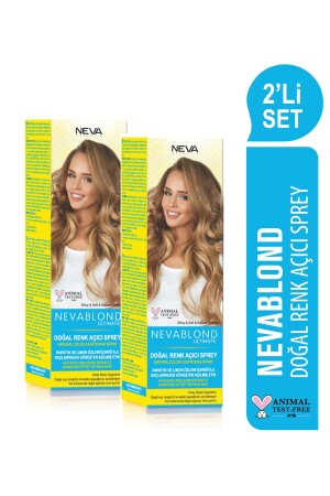 مجموعة من المواد الطبيعية المضيئة (مخضراوة) (150 مل x 2 مكونات) - Nevablond