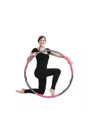 1500 Gr Ağırlıklı Hulahop Çemberi 6 Parça 100 Cm Çapında Geçmeli Pilates Egzersiz Hulahoop Çemberi - 4