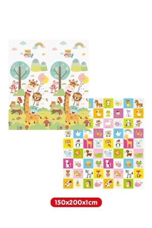 (مرحباً أصدقائي) (ميت لعب قابلة للطي 150x200x1 سم (مع حقيبة حمل) - Elfobaby