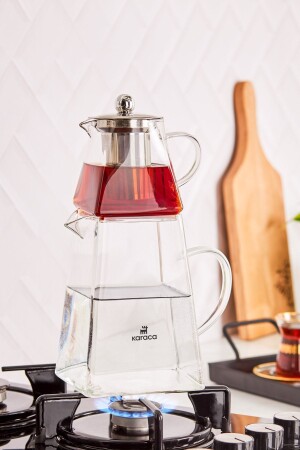 (منيز-جيزا) كوب شاي زجاجي من بوروسيليكات 153. 03. 08. 2334 - Karaca