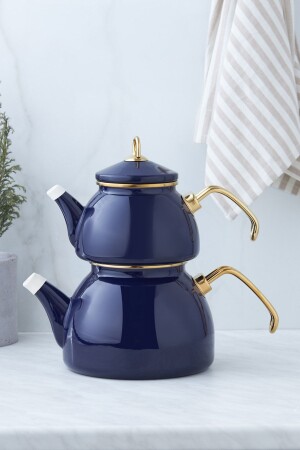 (م.ن.ز-بيرايه) ، كوب شاي من اللون الأزرق الداكن 153.03.08.2572 - Karaca