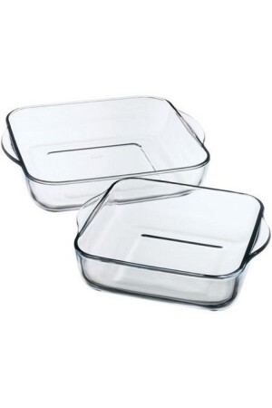 159028 Quadratisches Pyrex-Set, 2-teilig PRA-800961-9232 - 1