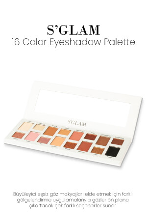 16 Color Göz Farı Paleti (eyeshadow) GF01 - 1