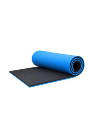 16 mm doppelseitige blau-schwarze Pilates-Matte – Pilates-Matte 654456654354 - 1