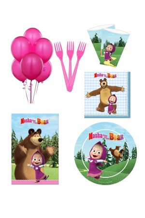 (مينز) الدببة الكبيرة مع (تونغز) إمدادات عيد ميلاد جاهزة لـ 16 شخصاً - Parti Dolabı