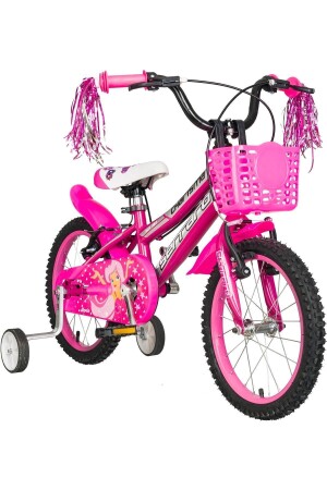 16 RIM 2023 MODELL ROSA LUXUS-KINDERFAHRRAD MIT KOTFLÜGEL UND KORB ser2023-1-6 - 2