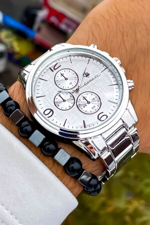 ساعة يد الرجال مع سوار هدية من فابوريسبولو160 - S.POLO