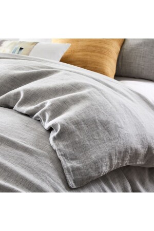 مجموعة غطاء قطن واحد من القطن 160x220 - قلعة جراي 01V744 - Sheri Home Tekstil