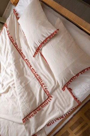 طلاء من اللون من المنسومة الموحدة طلاء غطاء الوسادة مجموعة 160x220 سم TYC00429777428 - vivamaison