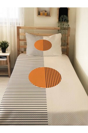 مـنـز - مودرن نمط الطفل والأطفال طباعة واحدة بيك مجموعة 160x230 أبيض 23657 - Evmila